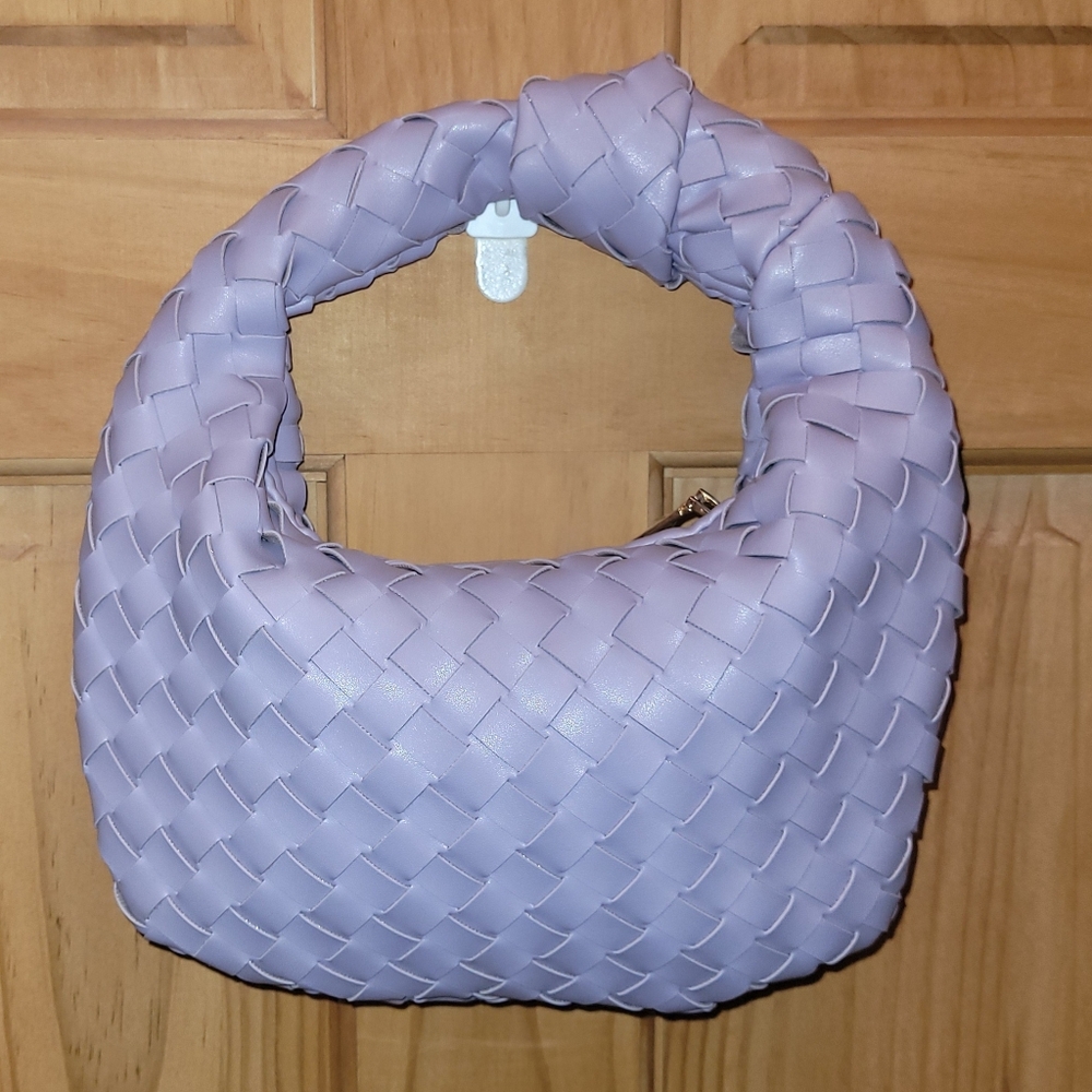 NWOT Lavender Urban Expressions Woven Bag - Picture 2 of 6